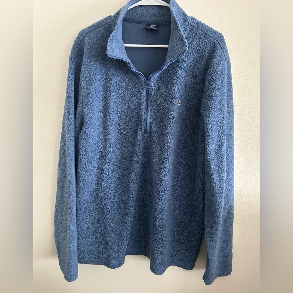Vineyard Vines Men’s Sherpa Fleece Quarter-Zip Pullover